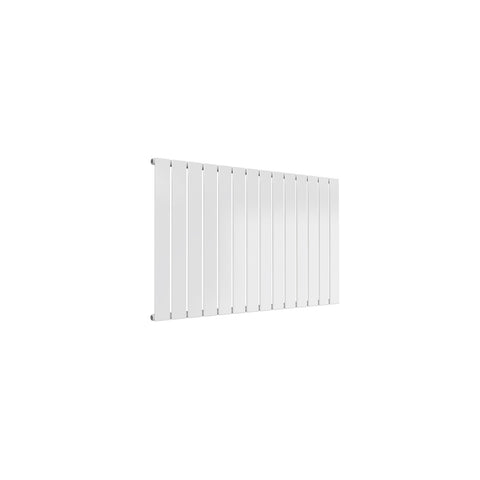 Single / White / 600 x 810 mm Reina Designer Flat Horizontal Steel Radiator