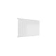 Single / White / 600 x 1032 mm Reina Designer Flat Horizontal Steel Radiator