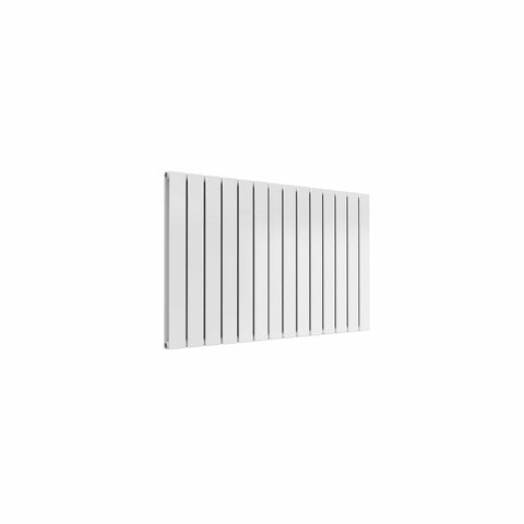 Double / White / 600 x 1032 mm Reina Designer Flat Horizontal Steel Radiator