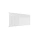 Single / White / 600 x 1402 mm Reina Designer Flat Horizontal Steel Radiator