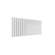 Double / White / 600 x 1402 mm Reina Designer Flat Horizontal Steel Radiator