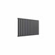 Single / Anthracite / 600 x 1032 mm Reina Designer Flat Horizontal Steel Radiator