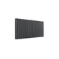 Double / Anthracite / 600 x 1254 mm Reina Designer Flat Horizontal Steel Radiator