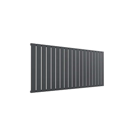 Single / Anthracite / 600 x 1402 mm Reina Designer Flat Horizontal Steel Radiator