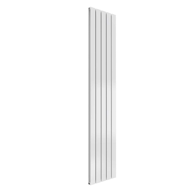 1800 x 366 mm / Double / White Reina Designer Flat Vertical Steel Radiator