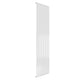 1800 x 440 mm / Single / White Reina Designer Flat Vertical Steel Radiator