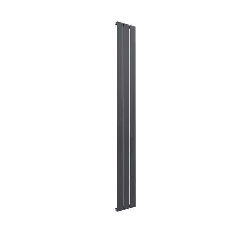 1600 x 218 mm / Single / Anthracite Reina Designer Flat Vertical Steel Radiator