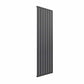 1600 x 514 mm / Single / Anthracite Reina Designer Flat Vertical Steel Radiator