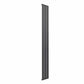 1800 x 218 mm / Single / Anthracite Reina Designer Flat Vertical Steel Radiator