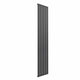 1800 x 366 mm / Single / Anthracite Reina Designer Flat Vertical Steel Radiator