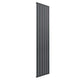 1800 x 440 mm / Single / Anthracite Reina Designer Flat Vertical Steel Radiator
