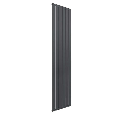 1800 x 440 mm / Single / Anthracite Reina Designer Flat Vertical Steel Radiator