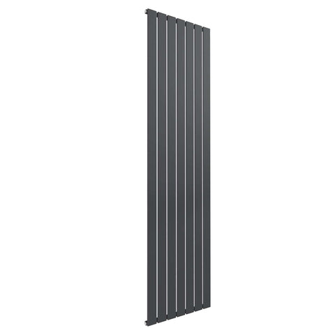 1800 x 514 mm / Single / Anthracite Reina Designer Flat Vertical Steel Radiator