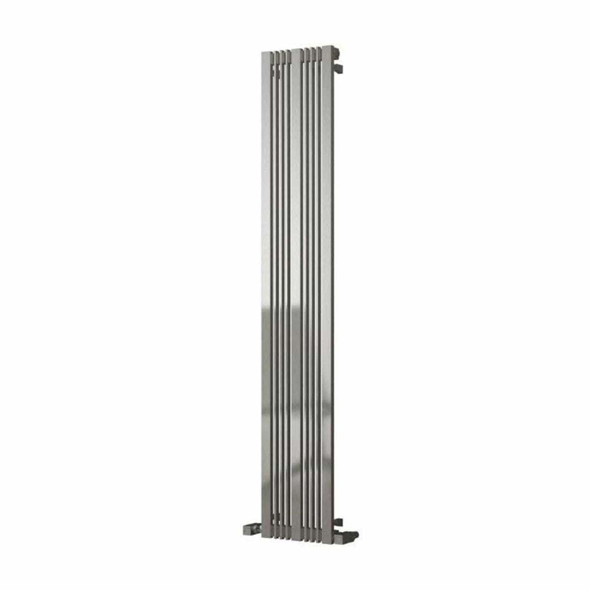 Reina Designer Karia Vertical Heated Towel Rail Stainless Steel Radiator