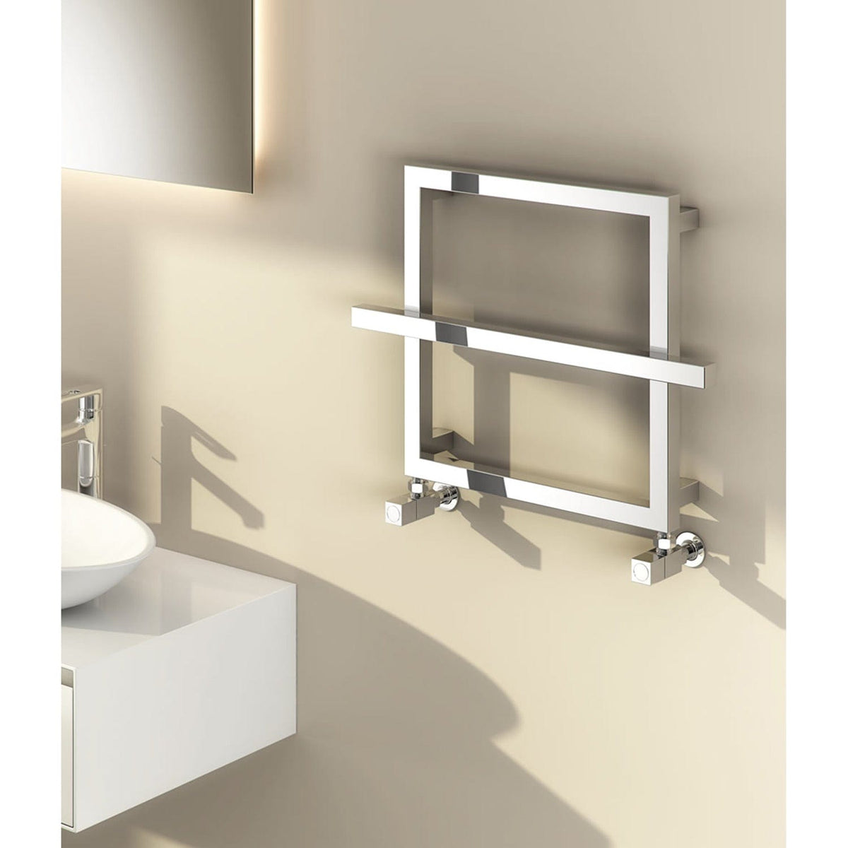 Reina Designer Lago Heated Towel Rail Steel Radiator