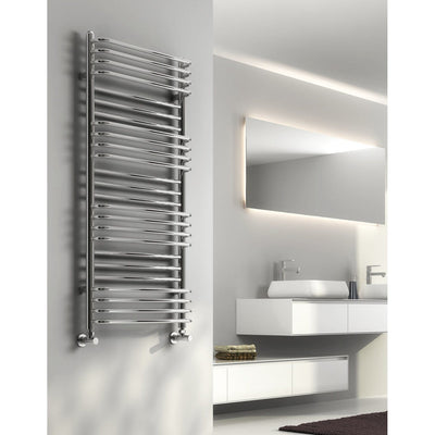Reina Marco Vertical Chrome Towel Rail Steel Radiator