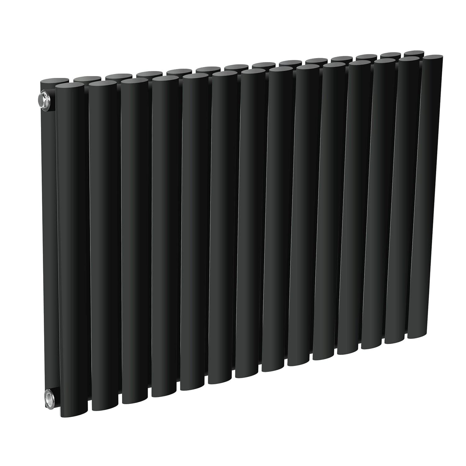 Reina Neva Horizontal Steel Radiator - White and Anthracite