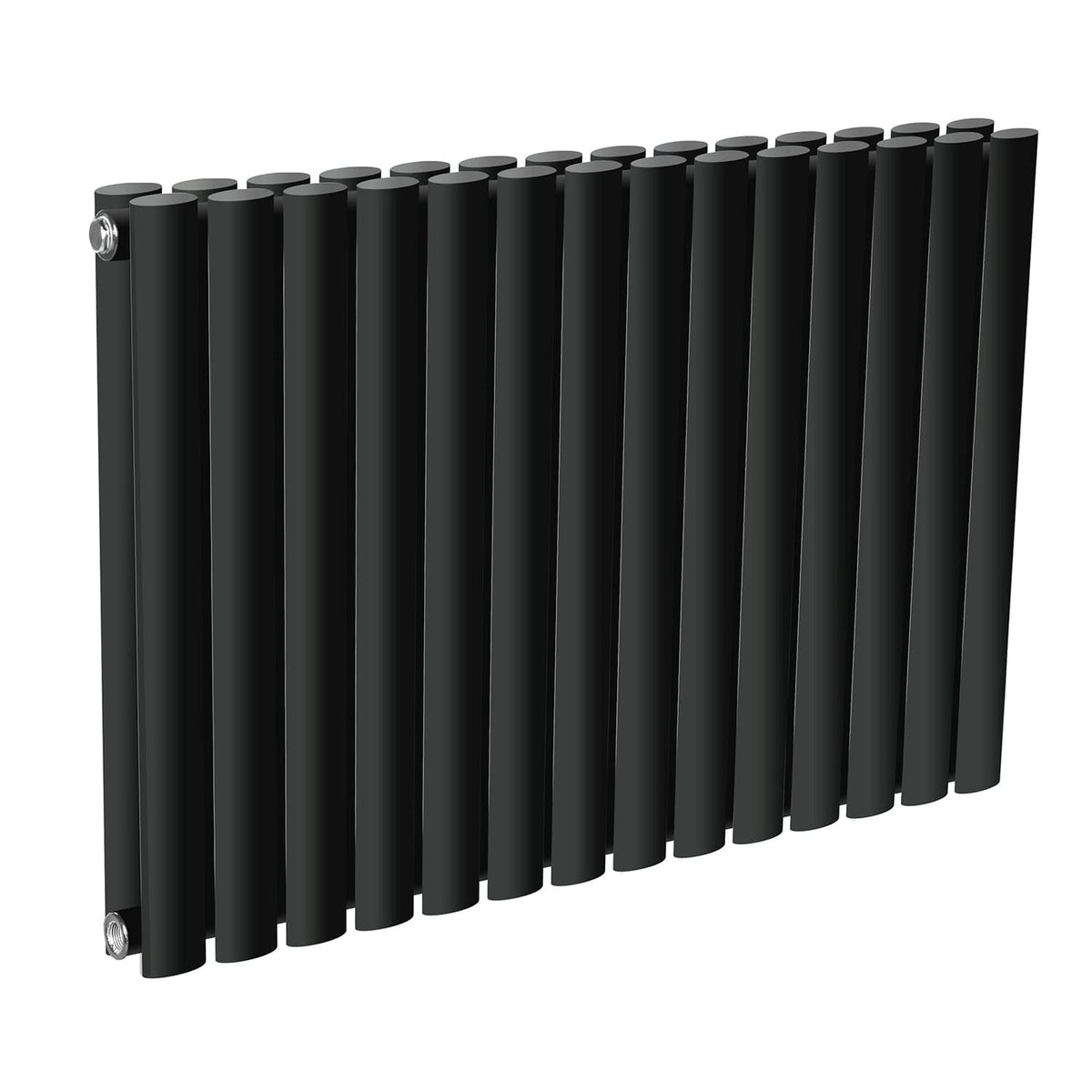 Reina Neva Horizontal Steel Radiator - White and Anthracite