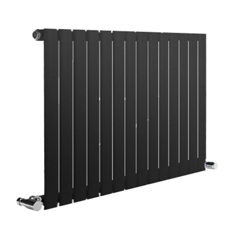 Reina Designer Neva Horizontal Steel Radiator - White and Anthracite