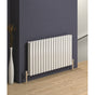 Reina Neva Horizontal Steel Radiator - White and Anthracite