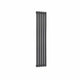 Anthracite / Single / 1500 x 295 mm Reina Designer Neva Vertical Steel Radiator