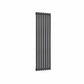 Anthracite / Single / 1500 x 413 mm Reina Designer Neva Vertical Steel Radiator