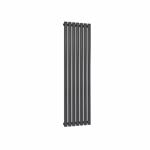 Anthracite / Single / 1500 x 413 mm Reina Designer Neva Vertical Steel Radiator