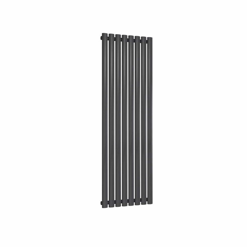 Anthracite / Single / 1500 x 472 mm Reina Designer Neva Vertical Steel Radiator