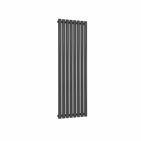 Anthracite / Single / 1500 x 472 mm Reina Designer Neva Vertical Steel Radiator