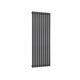 Anthracite / Single / 1500 x 531 mm Reina Designer Neva Vertical Steel Radiator