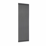 Anthracite / Single / 1800 x 531 mm Reina Designer Neva Vertical Steel Radiator