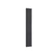Anthracite / Double / 1500 x 236 mm Reina Designer Neva Vertical Steel Radiator