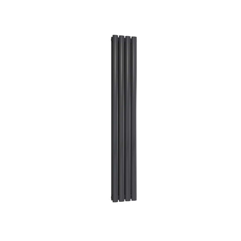 Anthracite / Double / 1500 x 236 mm Reina Designer Neva Vertical Steel Radiator