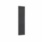 Anthracite / Double / 1500 x 295 mm Reina Designer Neva Vertical Steel Radiator