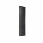 Anthracite / Double / 1500 x 295 mm Reina Designer Neva Vertical Steel Radiator