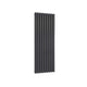 Anthracite / Double / 1500 x 531 mm Reina Designer Neva Vertical Steel Radiator