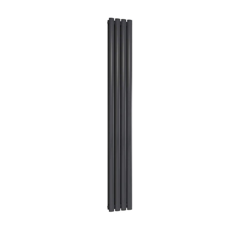 Anthracite / Double / 1800 x 295 mm Reina Designer Neva Vertical Steel Radiator