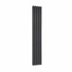 Anthracite / Double / 1800 x 354 mm Reina Designer Neva Vertical Steel Radiator
