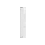 White / Single / 1500 x 354 mm Reina Designer Neva Vertical Steel Radiator