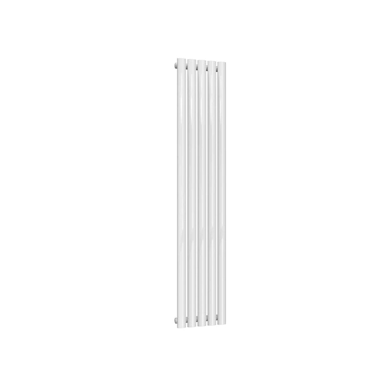 White / Single / 1500 x 354 mm Reina Designer Neva Vertical Steel Radiator