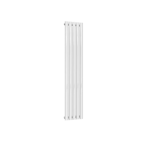 White / Single / 1500 x 354 mm Reina Designer Neva Vertical Steel Radiator