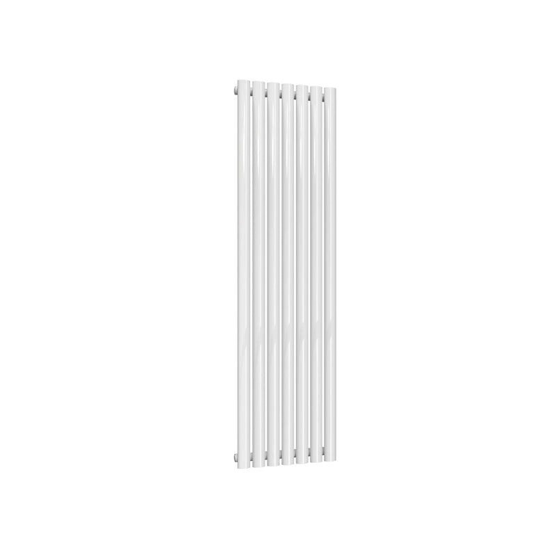White / Single / 1500 x 413 mm Reina Designer Neva Vertical Steel Radiator