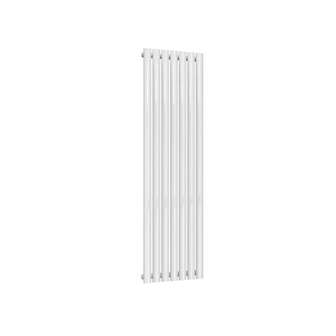 White / Single / 1500 x 413 mm Reina Designer Neva Vertical Steel Radiator