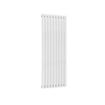 White / Single / 1500 x 531 mm Reina Designer Neva Vertical Steel Radiator