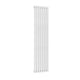 White / Single / 1800 x 413 mm Reina Designer Neva Vertical Steel Radiator