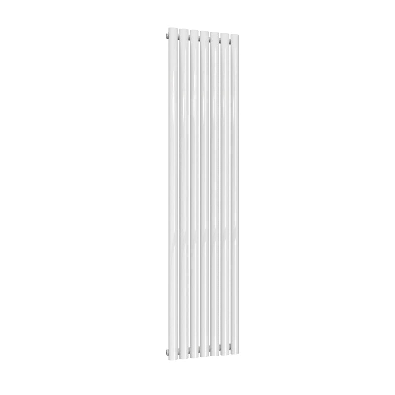 White / Single / 1800 x 413 mm Reina Designer Neva Vertical Steel Radiator