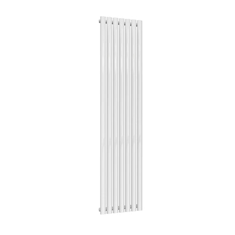 White / Single / 1800 x 413 mm Reina Designer Neva Vertical Steel Radiator