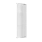 White / Single / 1800 x 531 mm Reina Designer Neva Vertical Steel Radiator