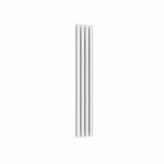 White / Double / 1500 x 295 mm Reina Designer Neva Vertical Steel Radiator