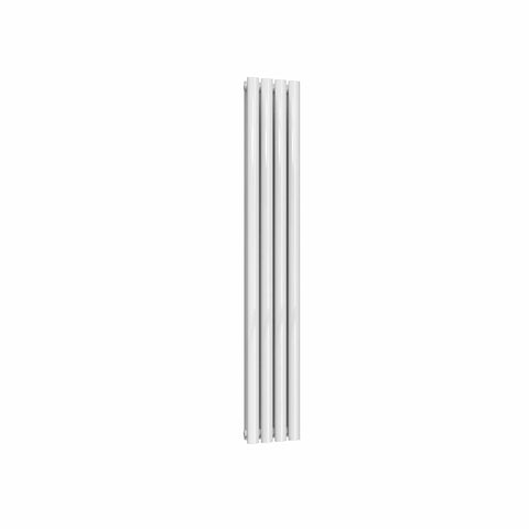 White / Double / 1500 x 295 mm Reina Designer Neva Vertical Steel Radiator